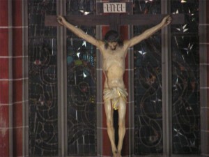 Kreuz in der Meininger Stadtkirche